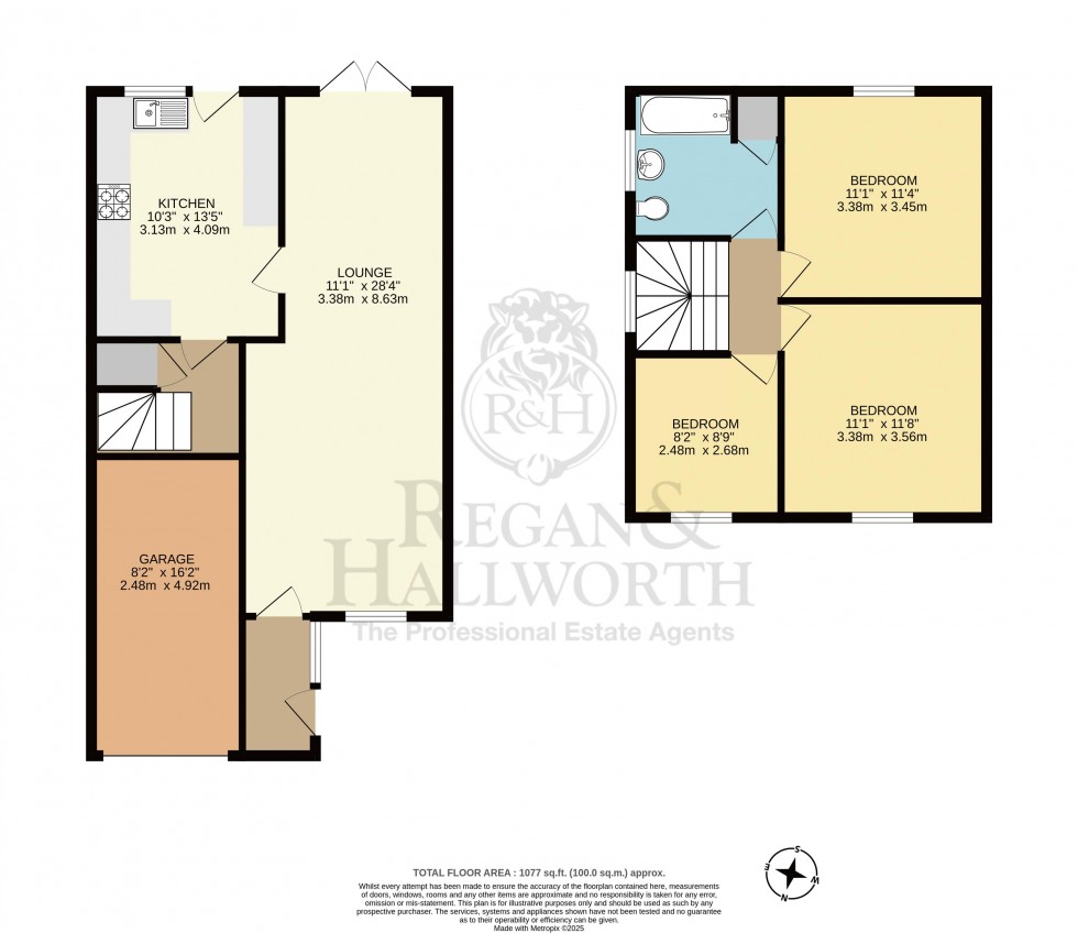 Floorplan for Fulbeck Avenue, Hawkley Hall, WN3 5QL