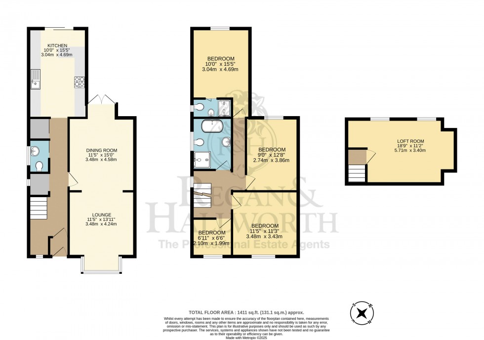 Floorplan for Winstanley Road, Billinge, WN5 7XE