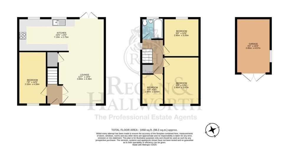Floorplan for Shepton Avenue, Platt Bridge, WN2 5JL