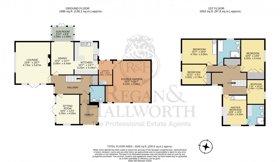 Floorplan for Tan House Close, Parbold, WN8 7HH