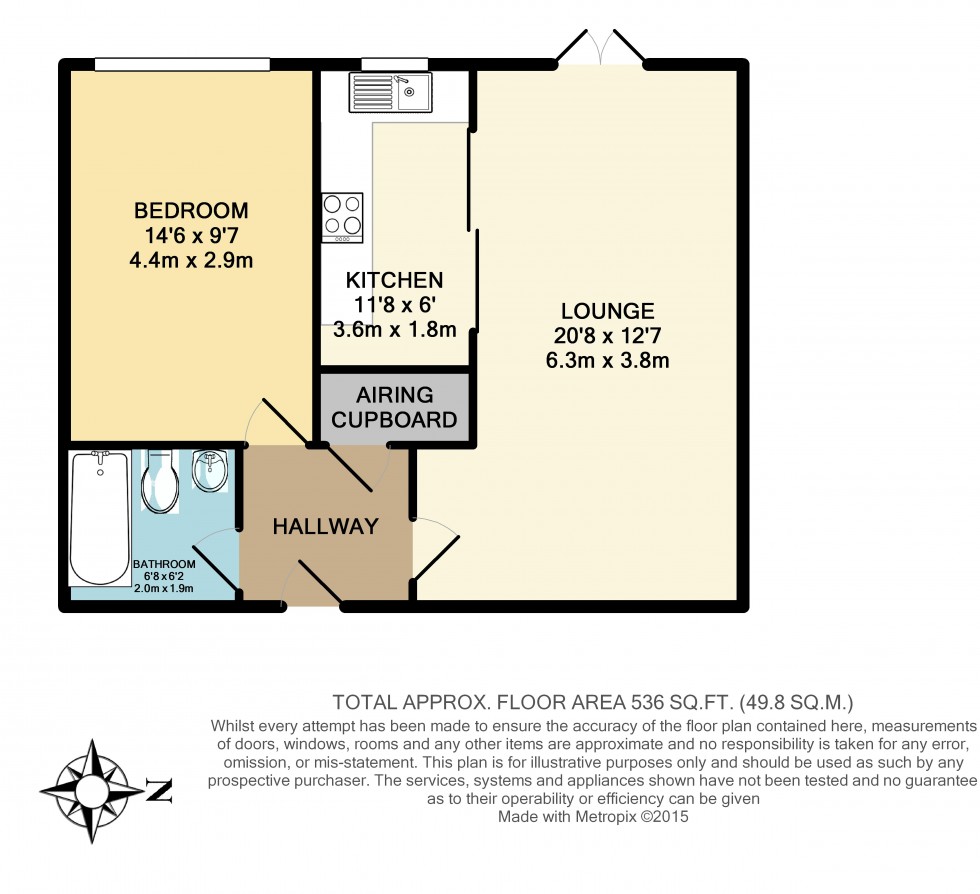 Floorplan for Bramley Court, Standish, WN6 0JZ