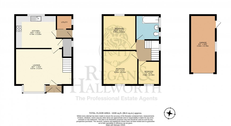 Floorplan for Alexandra Crescent, Pemberton, WN5 9JP