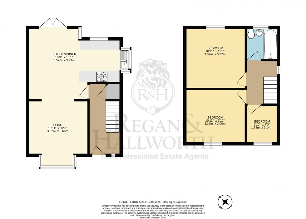 Floorplan for Springfield Road, Springfield, WN6 7RD
