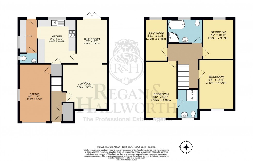 Floorplan for Common Street, Westhoughton, BL5 2BZ