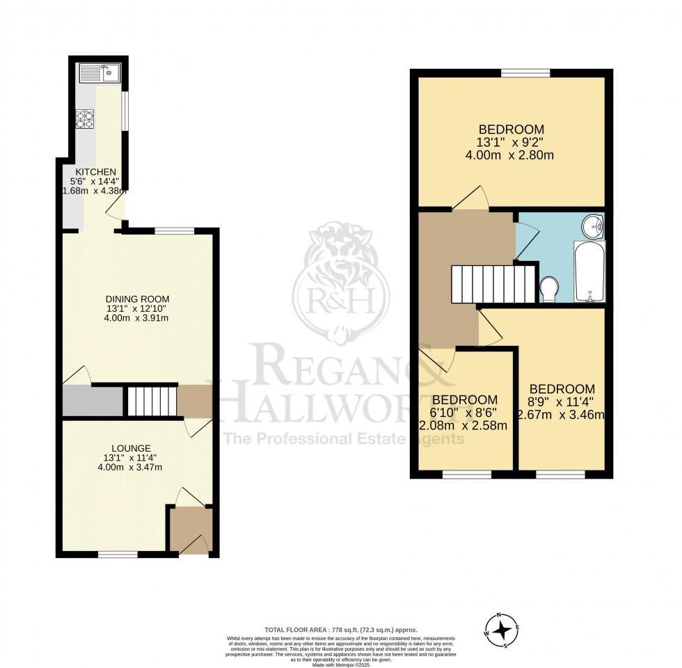 Floorplan for Wigan Road, Hindley, WN2 3DF