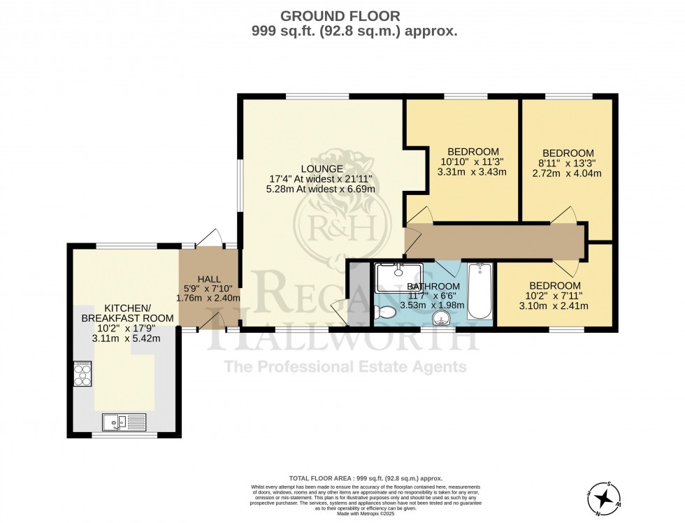 Floorplan for Cobbs Brow Lane, Newburgh, Lancashire, WN8 7ND