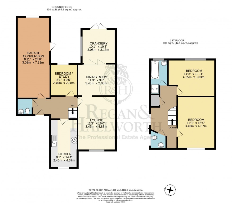 Floorplan for Forres Grove, Garswood, WN4 0SY