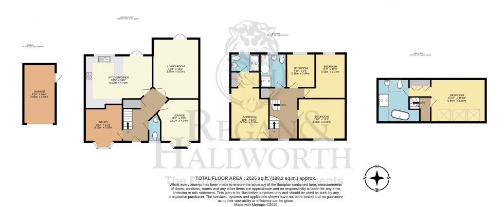 Floorplan for Ferndale Drive, Appley Bridge, WN6 9BB