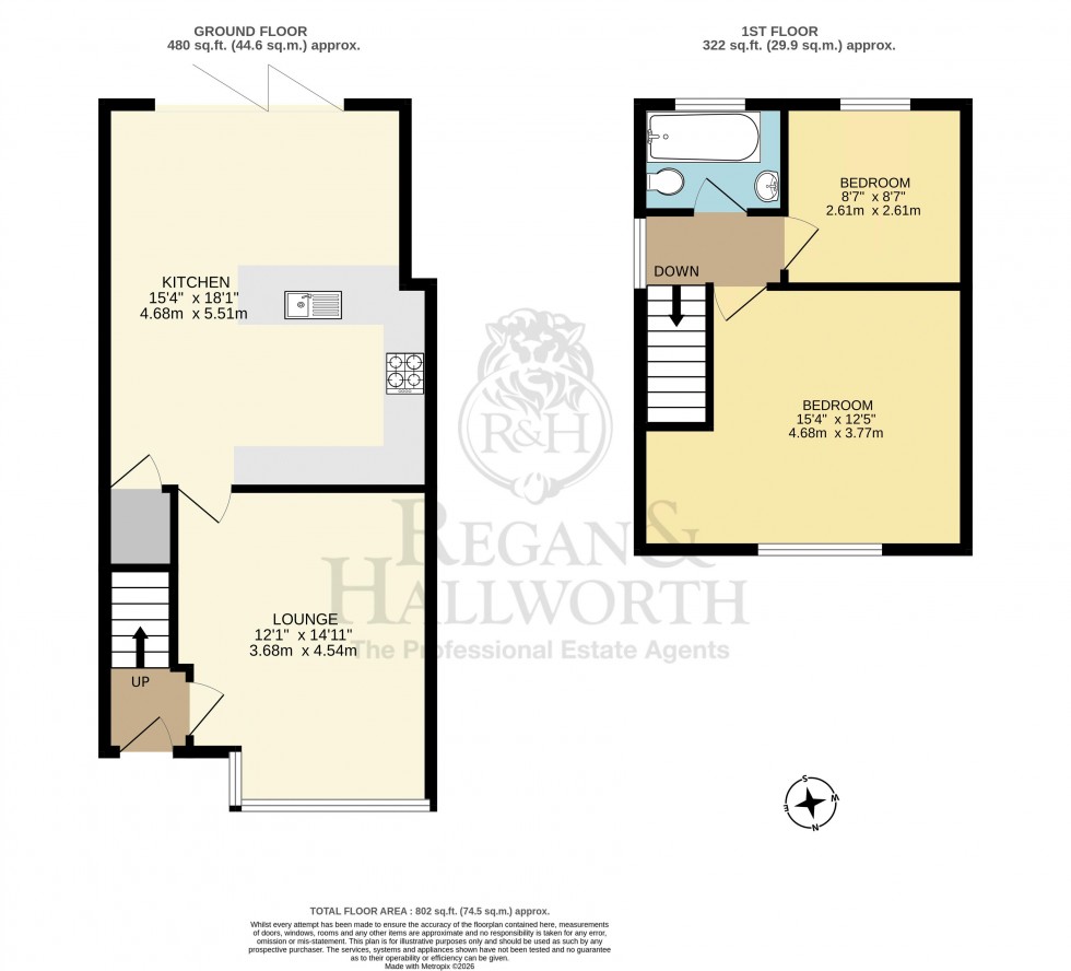 Floorplan for Shevington Moor, Standish, WN6 0SA