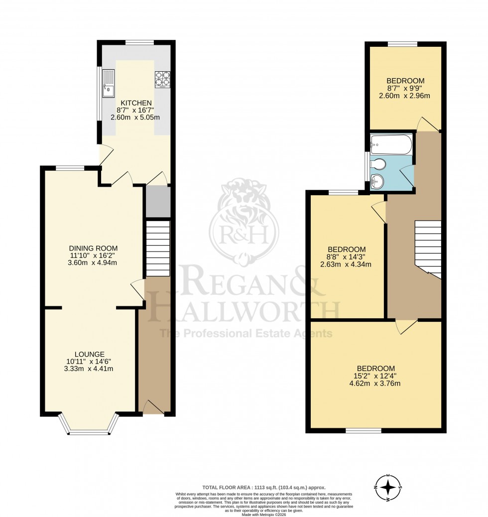 Floorplan for Barnsley Street, Springfield, WN6 7HA