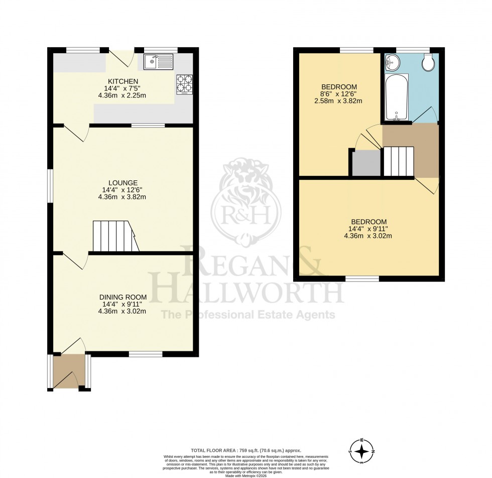 Floorplan for Warrington Road, Abram, WN2 5XX