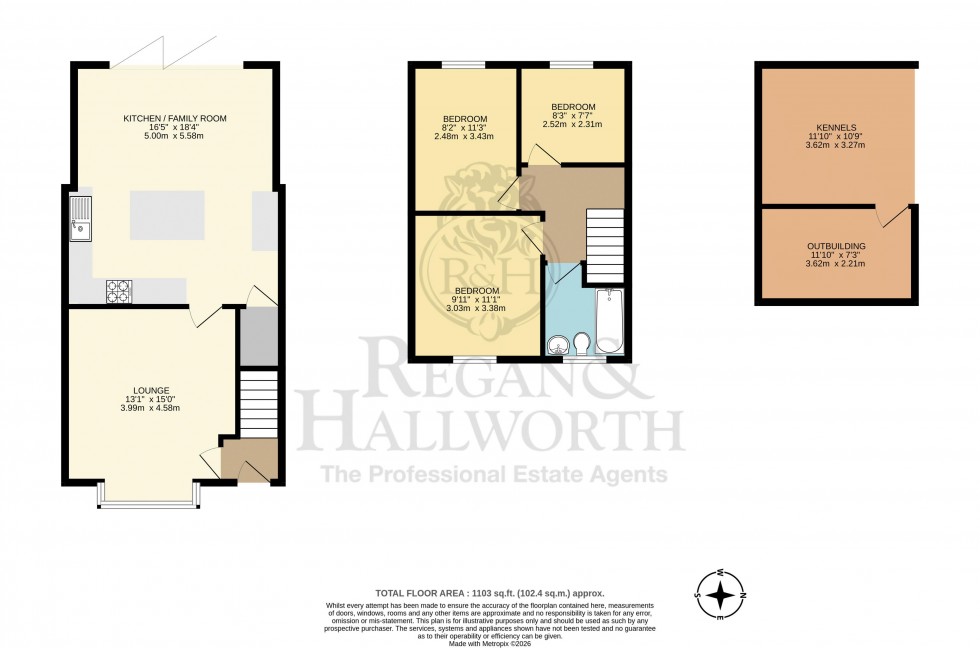 Floorplan for Preston Road, Coppull, PR7 5DW