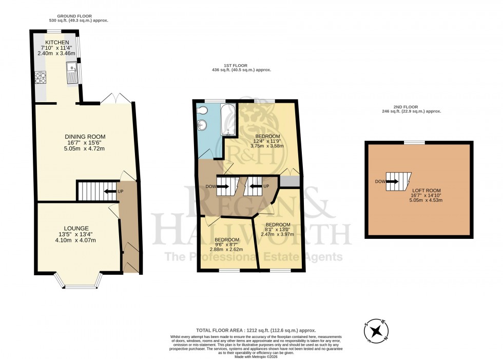 Floorplan for Rectory Road, Ashton-In-Makerfield, WN4 0QF
