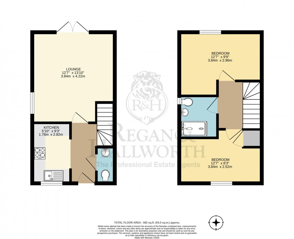 Floorplan for Crossfield Drive, Hindley Green, WN2 4GH