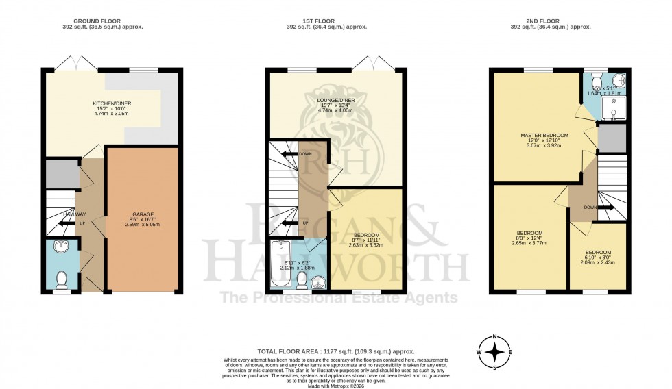 Floorplan for Greenoak Close, Abram, WN2 5XN