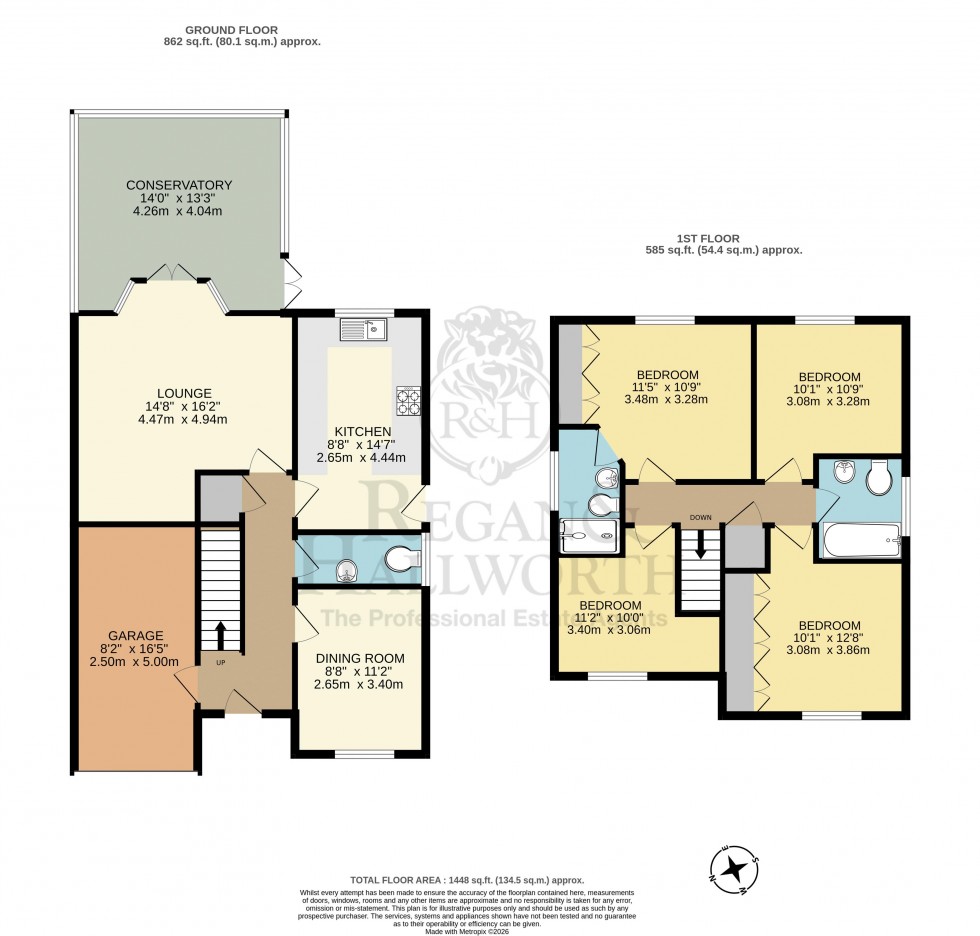 Floorplan for Paris Avenue, Winstanley, WN3 6FA