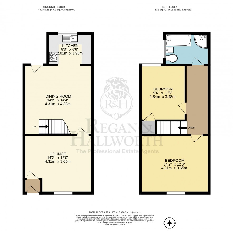 Floorplan for Ladies Lane, Hindley, WN2 2QA
