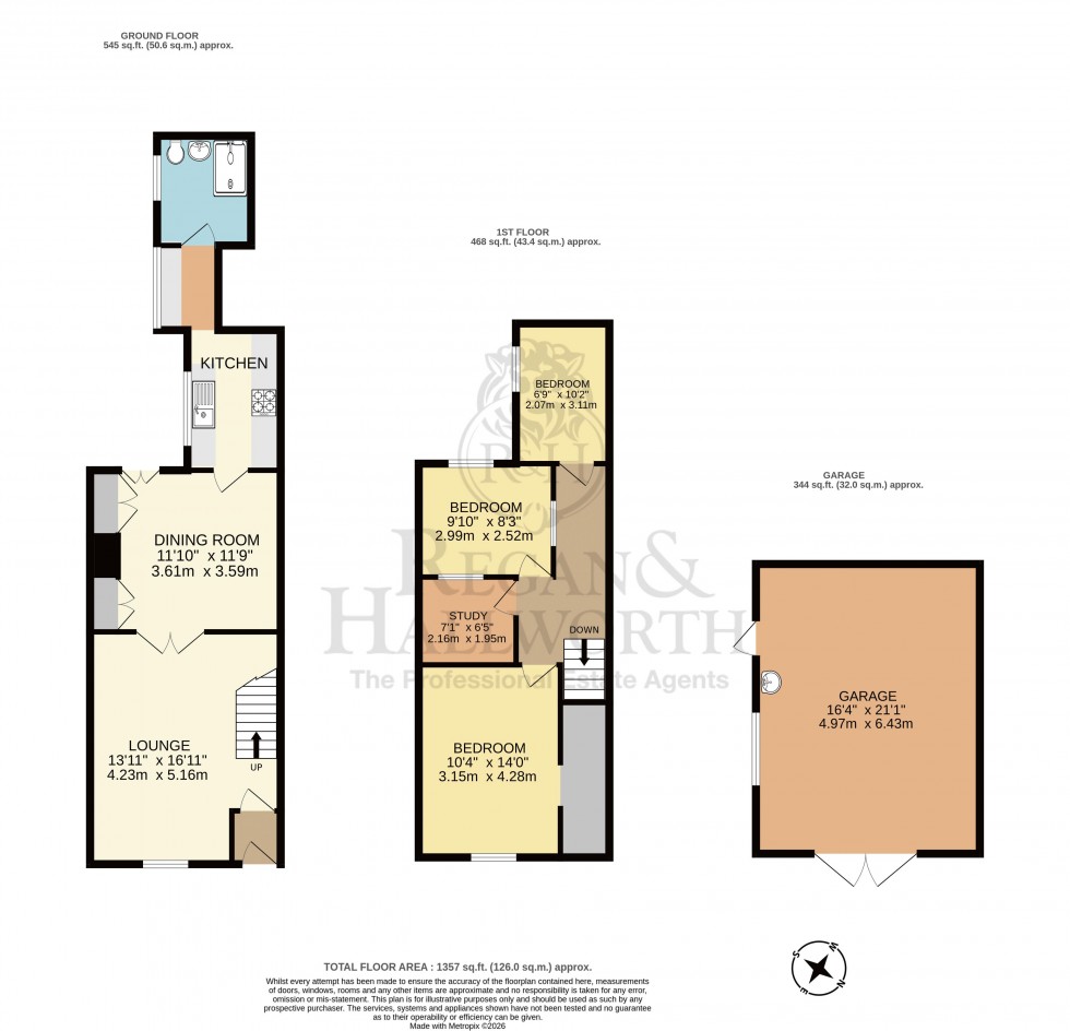 Floorplan for Rectory Road, Ashton-In-Makerfield, WN4 0QD