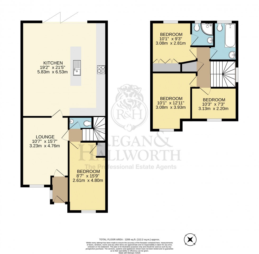 Floorplan for Scot Lane, Aspull, WN2 1YX