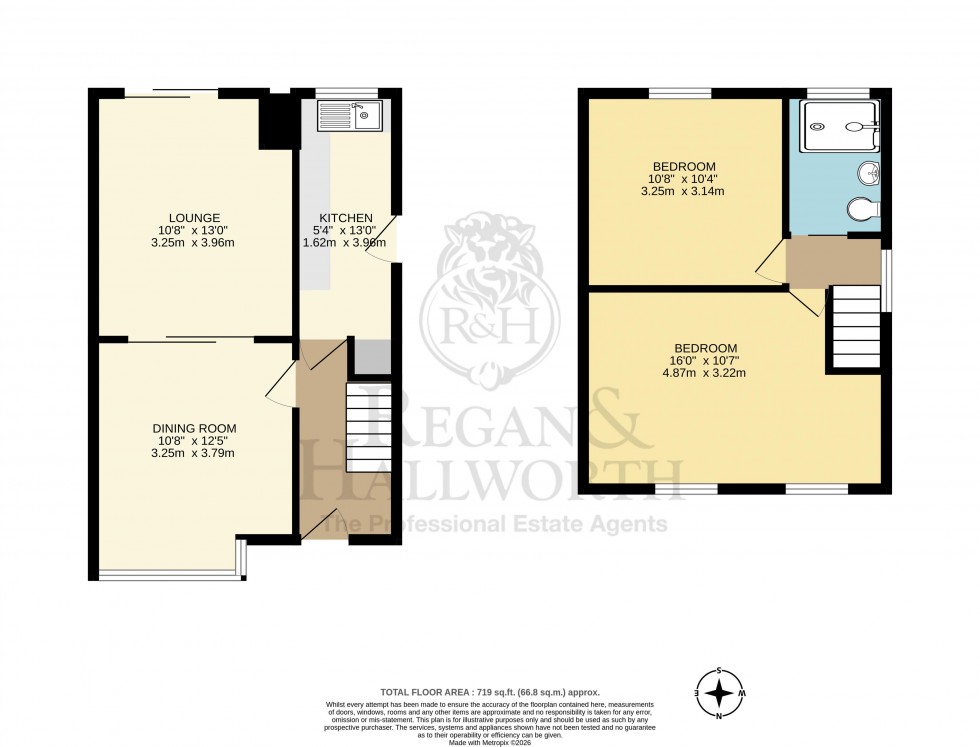 Floorplan for Highfield Avenue, Whelley, WN1 3UF