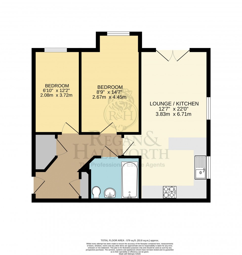 Floorplan for Beacon View, Standish, WN6 0RL