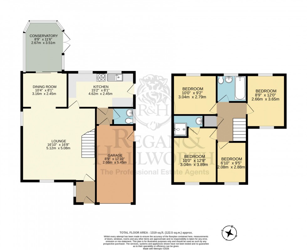 Floorplan for Whitsundale, Westhoughton, BL5 3LQ
