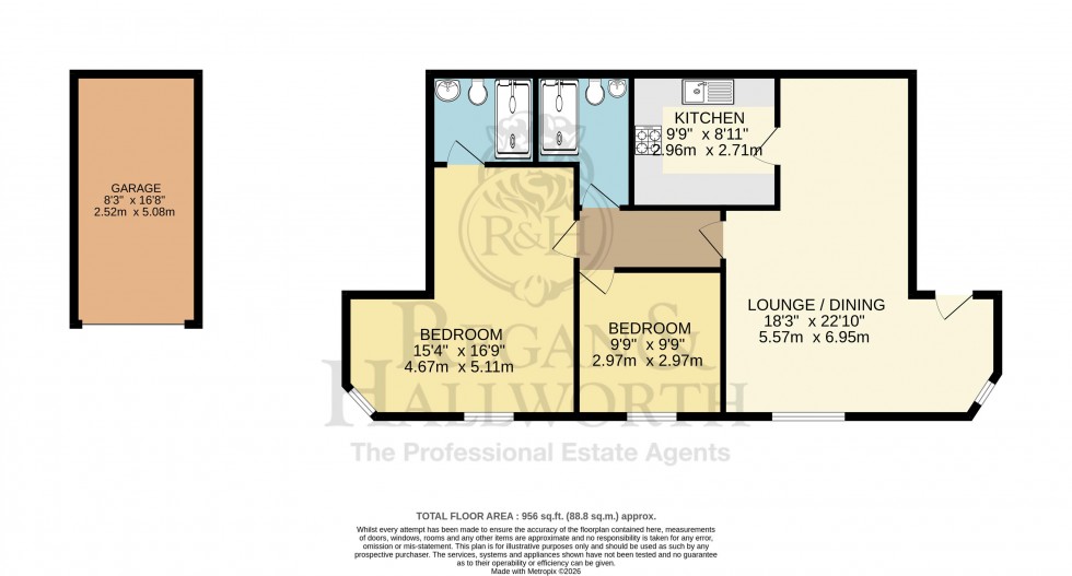 Floorplan for Cinnamon Brow, Upholland, WN8 0PG