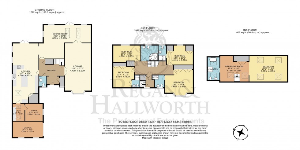 Floorplan for Woodlands Park Close, Wigan, WN1 2SD