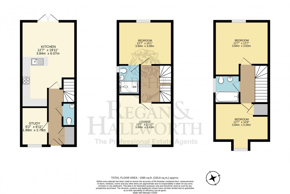 Floorplan for Longwall Drive, Ince, WN2 2DS