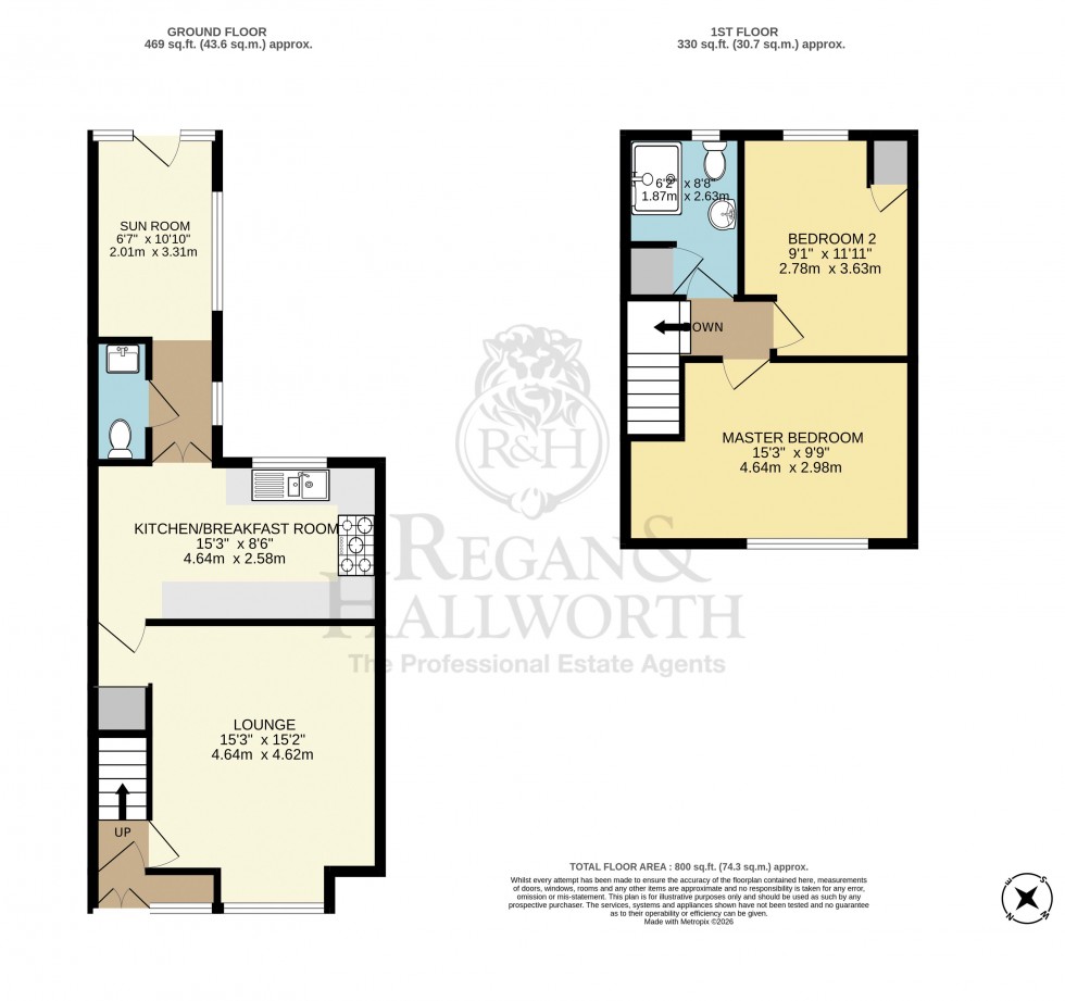 Floorplan for Spring Road, Orrell, WN5 8QB