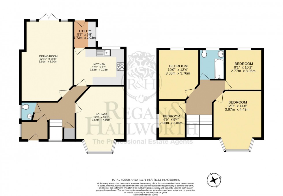 Floorplan for Wigan Road, Standish, WN6 0AH