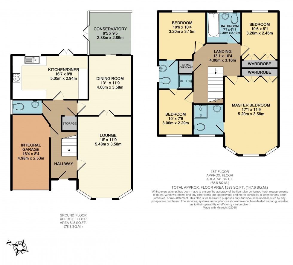 Floorplan for Wilsham Road, Orrell, WN5 8SF