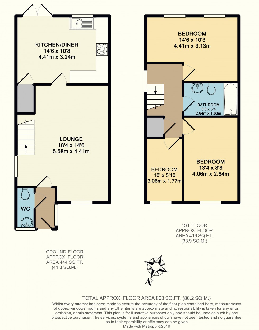 Floorplan for Castlemere Close, Winstanley, WN3 6NA