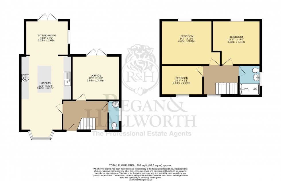 Floorplan for London Fields, Billinge, WN5 7LS