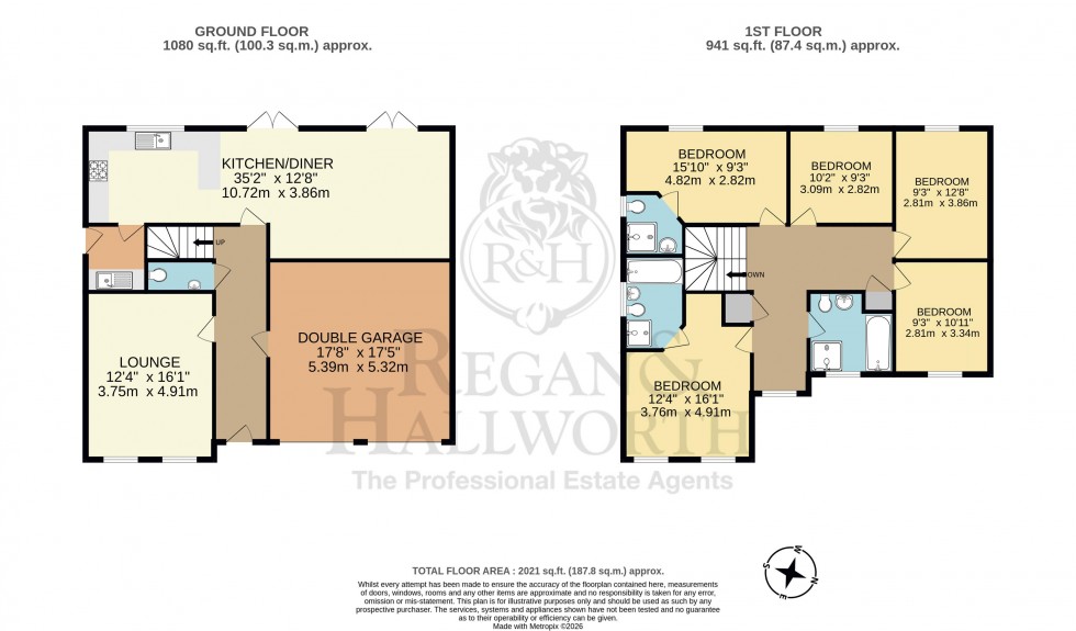 Floorplan for Fairway, Standish, WN6 0UY
