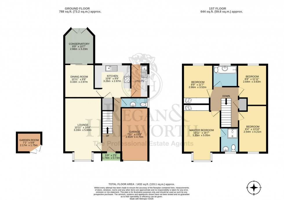 Floorplan for Annandale Gardens, Upholland, WN8 0BA