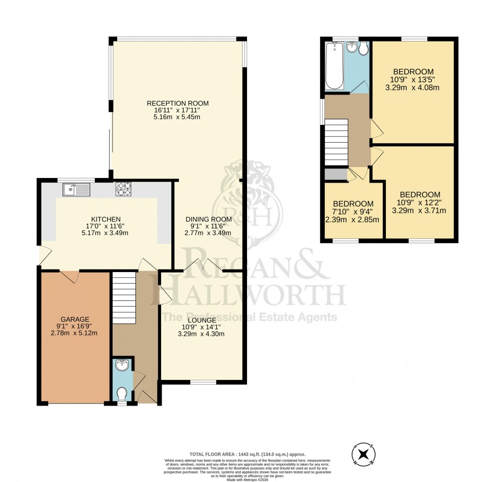 Floorplan for Holmwood Close, Ashton-In-Makerfield, WN4 9SJ