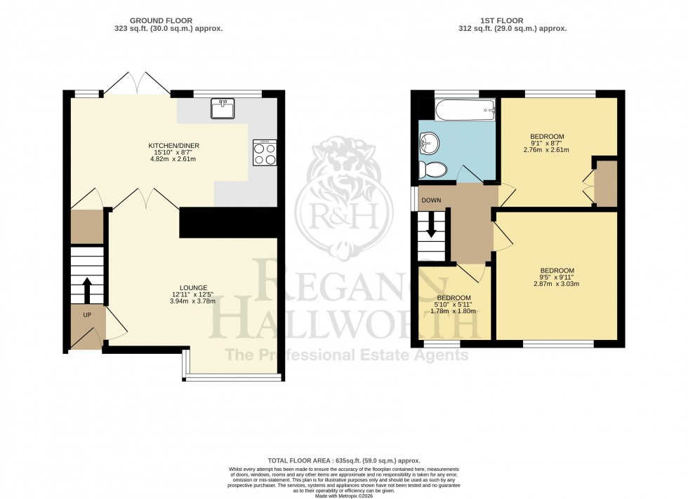 Floorplan for Wardley Street, Pemberton, WN5 8BU