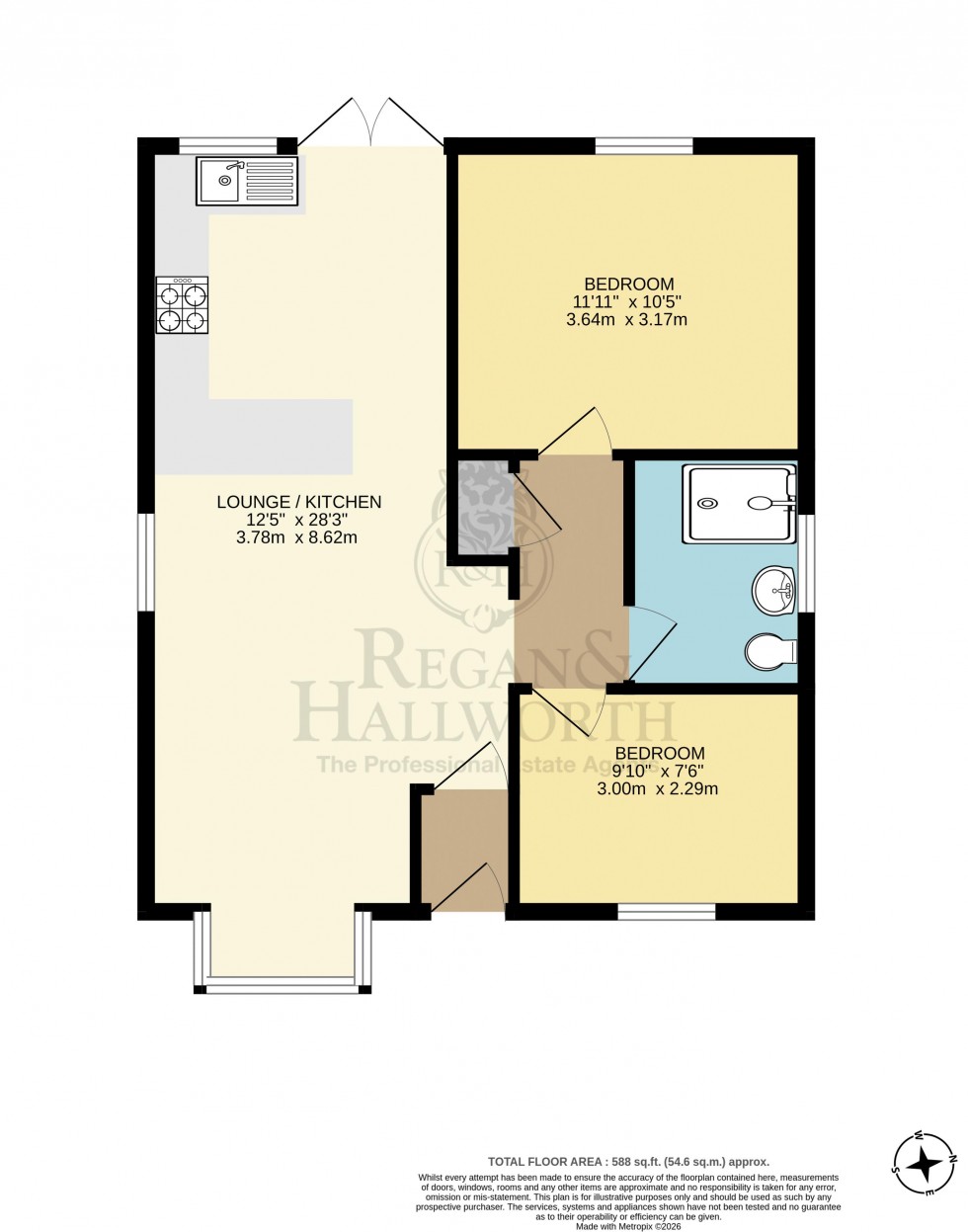 Floorplan for Nicol Road, Ashton-In-Makerfield, WN4 8LU