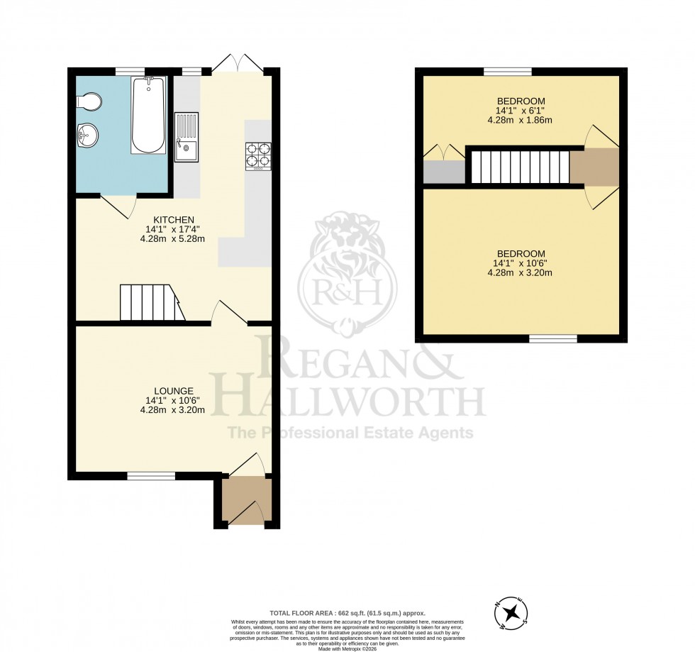Floorplan for Mill Lane, Parbold, WN8 7NW