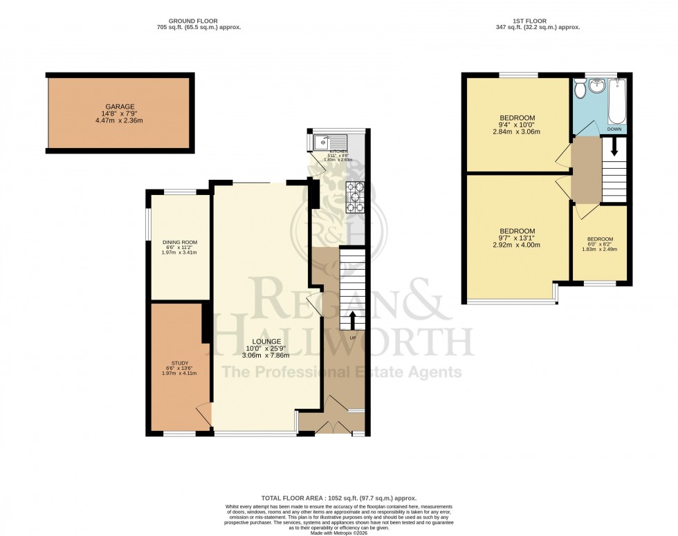 Floorplan for Walkden Avenue, Swinley, WN1 2JJ