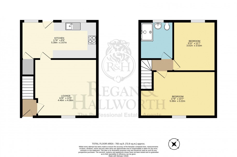 Floorplan for Holme Terrace, Swinley, WN1 2HH