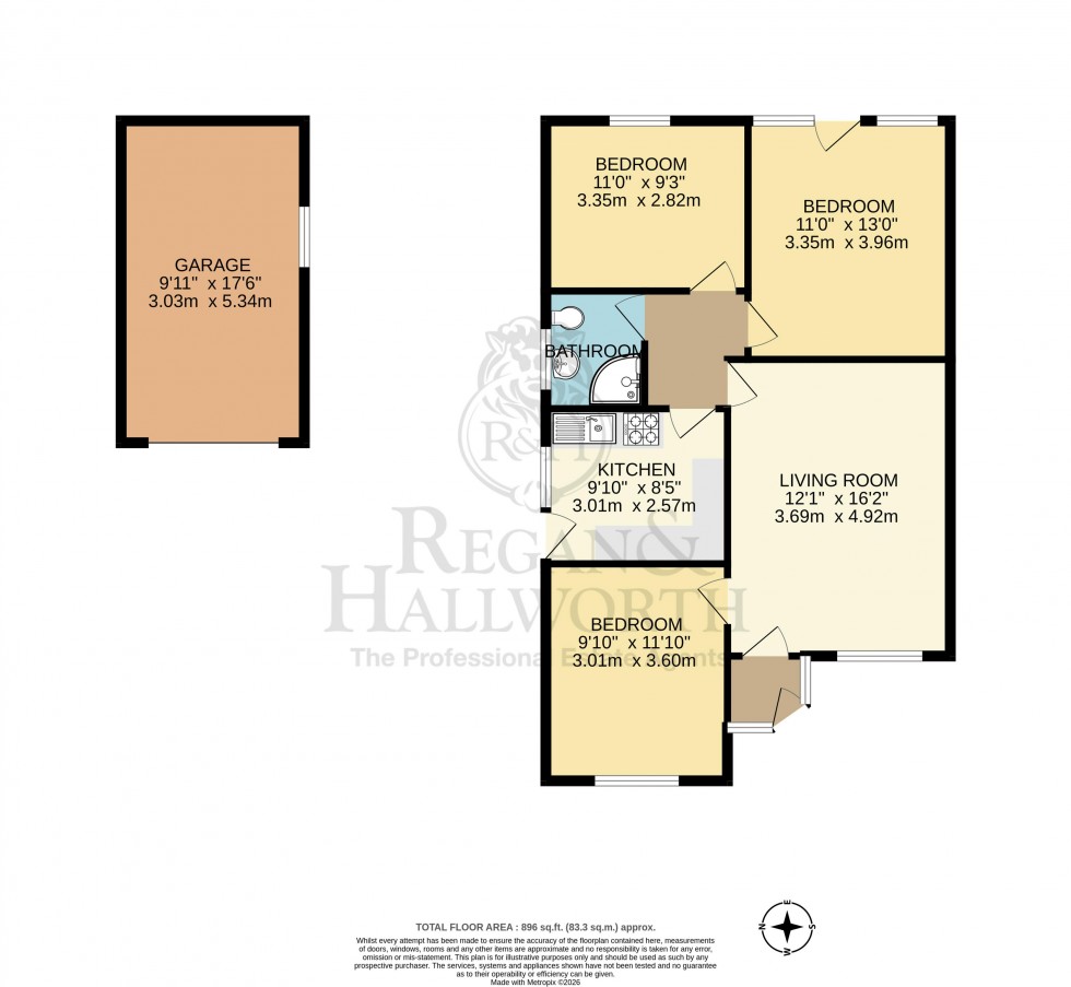 Floorplan for Richmond Road, Hindley Green, WN2 4ND