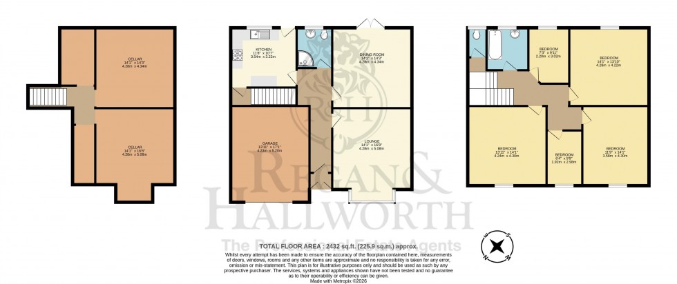 Floorplan for Wrightington Street, Swinley, WN1 2AZ