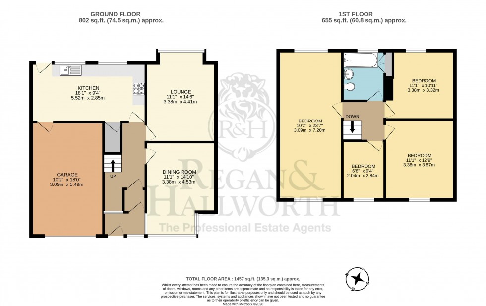 Floorplan for Winstanley Road, Billinge, WN5 7XD