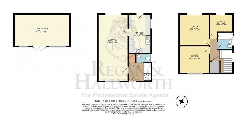 Floorplan for Dereham Way, Winstanley, WN3 6HX
