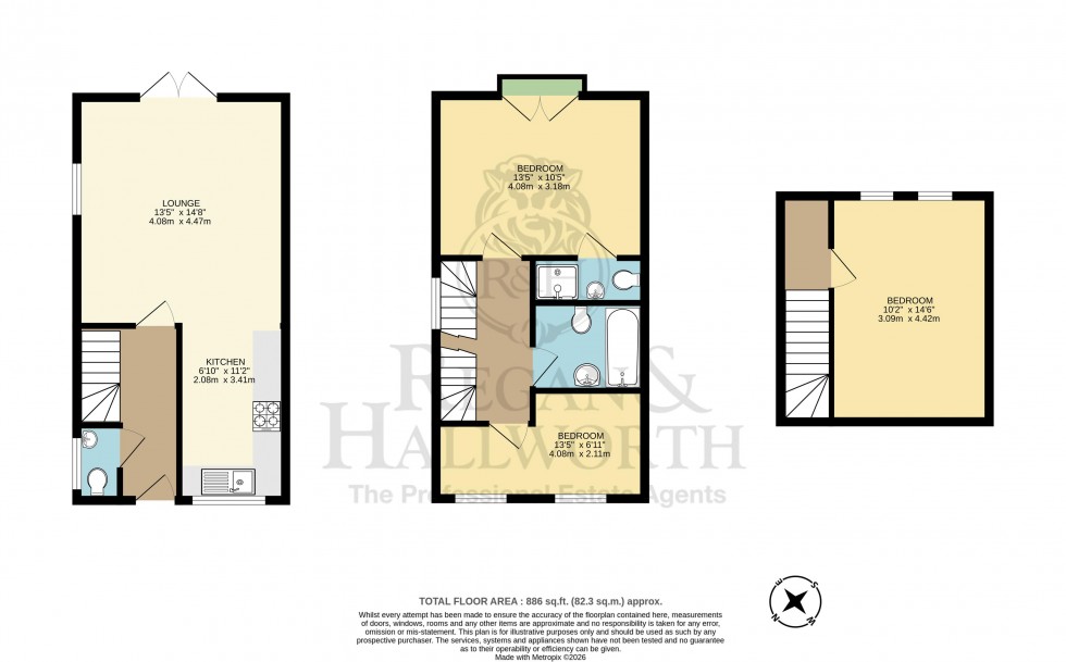 Floorplan for Victoria Street, Newtown, WN5 9BL