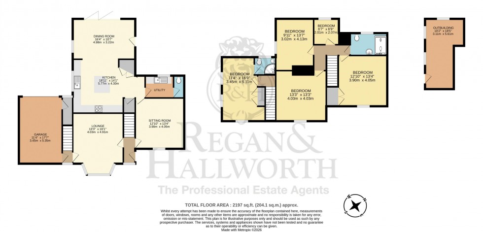 Floorplan for Cobbs Brow Lane, Newburgh, WN8 7NB