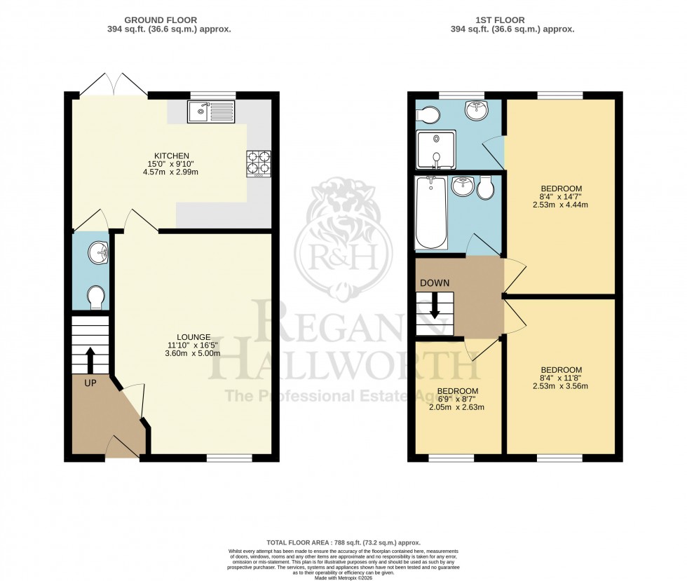 Floorplan for Millers Lane, Platt Bridge, WN2 5DU