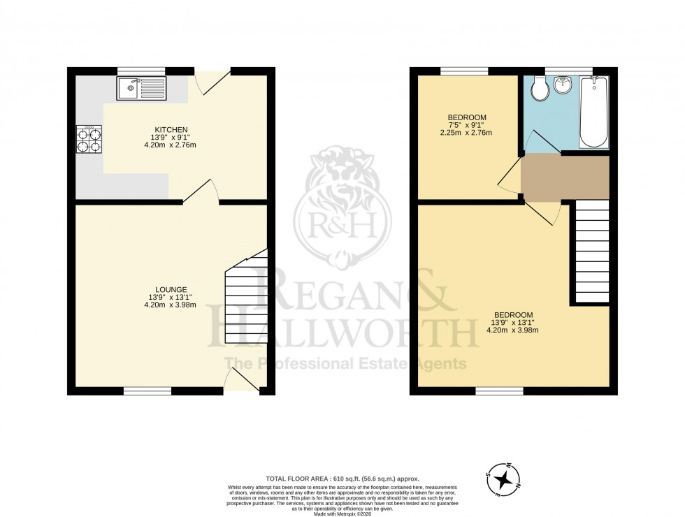 Floorplan for Preston Road, Standish, WN6 0NU